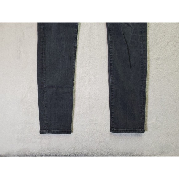 3X1 NYC Jeans Women Size 28 Black Denim Cotton Stretch Skinny Pockets Flat Front - Picture 3 of 10